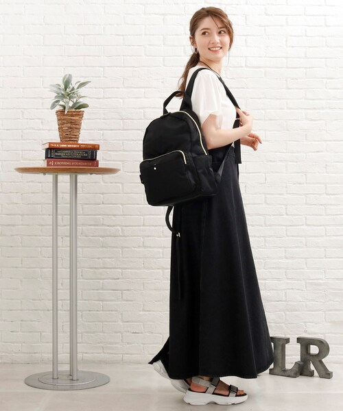 SHOO・LA・RUE(シューラルー)の「◆【撥水】整理整頓できちゃうリュック(バックパック/リュック・レディース・ブラック/グレー系3/ブラック系3・00)」の17枚目の写真