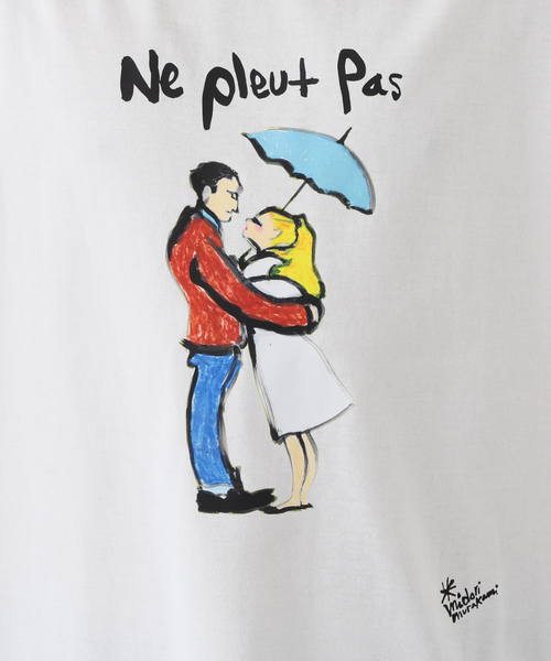B.C STOCK(ベーセーストック)の「green murakami S/S-Tシャツ(アンブレラ)(Tシャツ/カットソー・メンズ・ホワイト・MEDIUM/LARGE)」の7枚目の写真