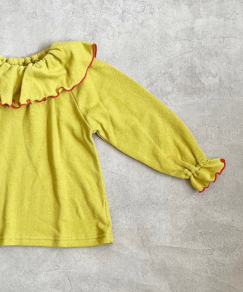 HOGAN RANCH WEAR（ホーガンランチウエア）の「パイルビッグフリルカットソー（80～140cm）（Tシャツ/カットソー・キッズ・ブラック/オフホワイト/レッド/グリーン/イエロー/オレンジ/ホワイト系その他・90/100/110/80/120/130/140/150）」の15枚目の写真