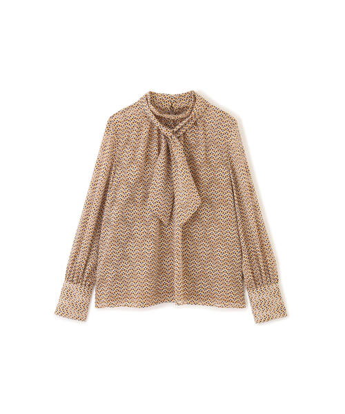 JILL STUART(ジルスチュアート)の「◆ケリージオメトリーブラウス(シャツ/ブラウス・レディース・イエロー/ボルドー・MEDIUM/SMALL)」の7枚目の写真