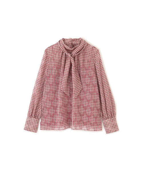 JILL STUART(ジルスチュアート)の「◆ケリージオメトリーブラウス(シャツ/ブラウス・レディース・イエロー/ボルドー・MEDIUM/SMALL)」の19枚目の写真