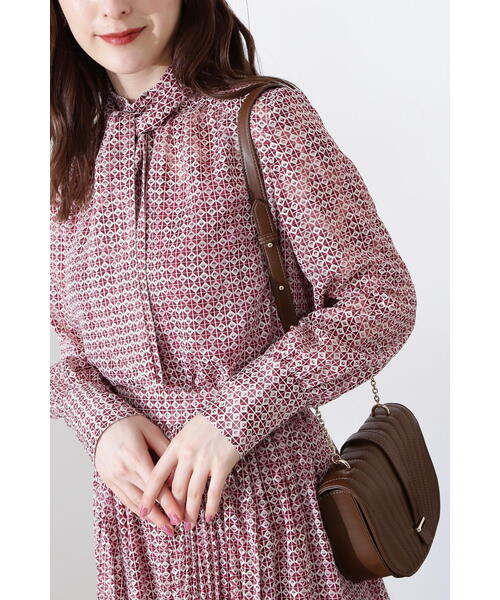 JILL STUART(ジルスチュアート)の「◆ケリージオメトリーブラウス(シャツ/ブラウス・レディース・イエロー/ボルドー・MEDIUM/SMALL)」の17枚目の写真