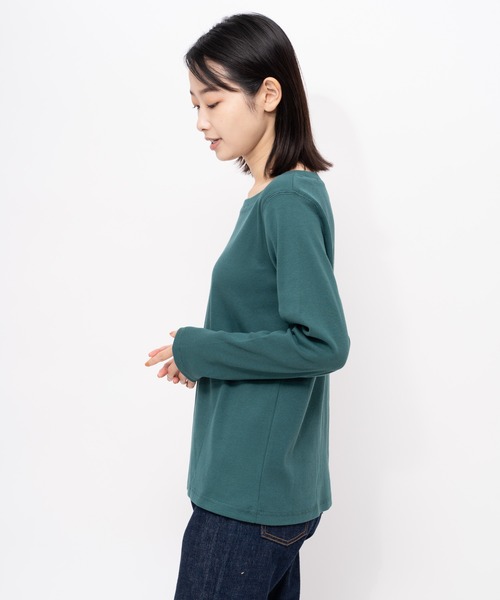 salle de bal(サルデバル)の「【 nappalm / ナップパーム 】 スパン フライス クルー ロンT 406960335 NPP(Tシャツ/カットソー・レディース・ブラック/オフホワイト/オレンジ/ブルー/グリーン/マスタード・FREE)」の22枚目の写真