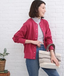 SHOO・LA・RUE | 裏毛ドット釦カーディガン(カーディガン/ボレロ)