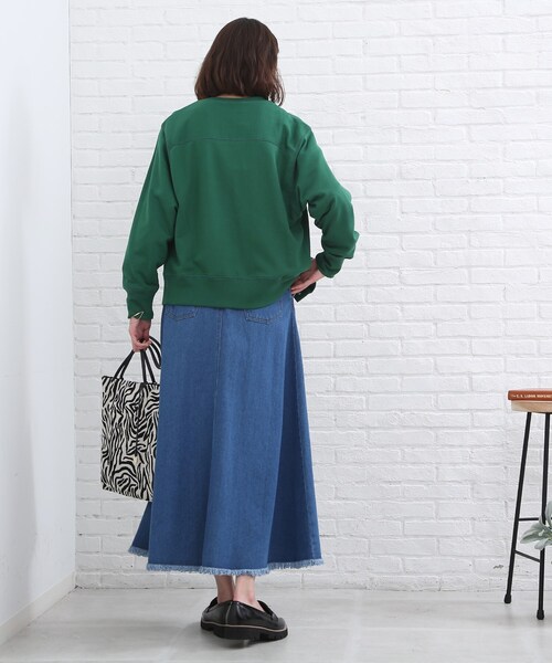 SHOO・LA・RUE(シューラルー)の「◆裏毛ドット釦カーディガン(カーディガン/ボレロ・レディース・ライトグレー/ブラック/グリーン/キャメル/ピンク系その他/パープル系・02/03/04)」の15枚目の写真