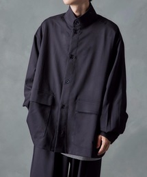 NILWAY | フラップポケットスタンドカラーシャツブルゾン(シャツ/ブラウス)