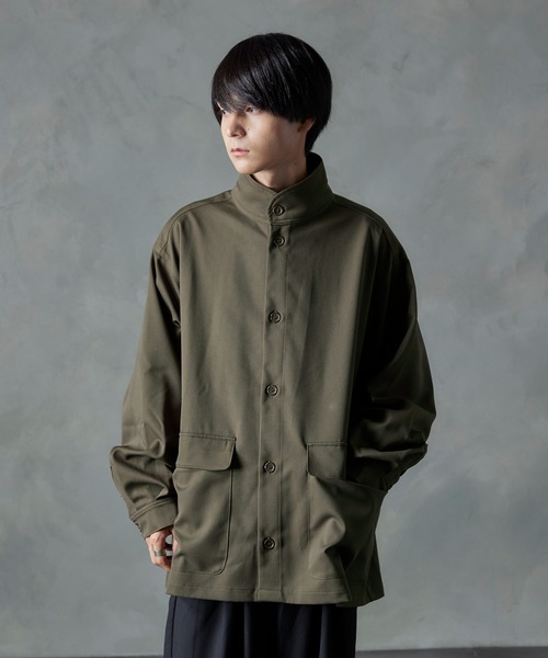 NILWAY（ニルウェイ）の「フラップポケットスタンドカラーシャツ