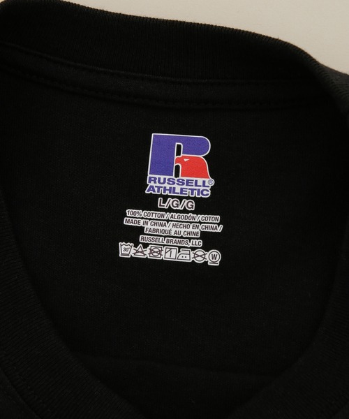 NANO universe(ナノユニバース)の「RUSSELL ATHLETIC/別注 S/S Tee(Tシャツ/カットソー・メンズ・ホワイト/ブラック/グレー・XL/L)」の5枚目の写真