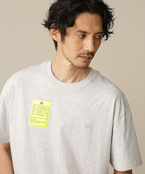 NANO universe(ナノユニバース)の「RUSSELL ATHLETIC/別注 S/S Tee(Tシャツ/カットソー・メンズ・ホワイト/ブラック/グレー・XL/L)」の17枚目の写真