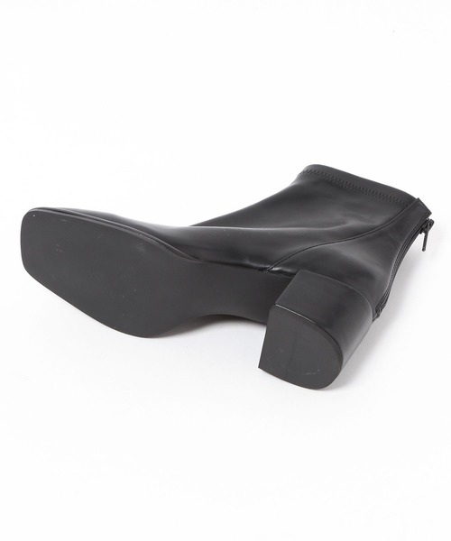 PAGEBOY（ページボーイ）の「ストレッチスクエアブーツ（ブーツ・レディース・ブラック/オフホワイト・M/L）」の12枚目の写真