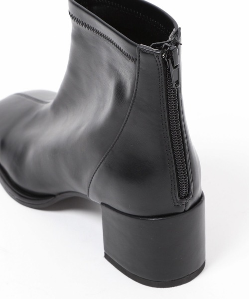PAGEBOY（ページボーイ）の「ストレッチスクエアブーツ（ブーツ・レディース・ブラック/オフホワイト・M/L）」の16枚目の写真