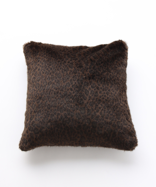 セール】ECO FUR CUSIHON ANIMAL エコファー クッション アニマル柄