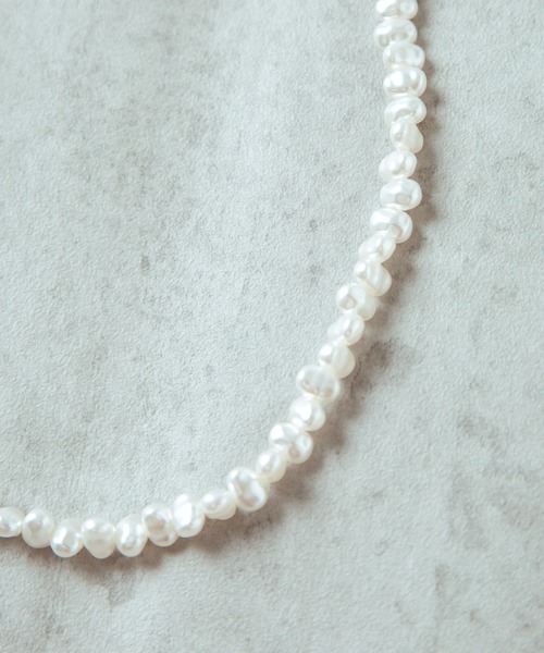 COLOR TOKYO ACCESSORIES（カラートウキョウアクセサリー）の「ハートマンテル淡水パールネックレス（ネックレス・レディース・シルバー/ゴールド・FREE）」の7枚目の写真