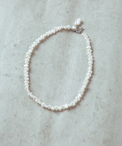 COLOR TOKYO ACCESSORIES（カラートウキョウアクセサリー）の「ハートマンテル淡水パールネックレス（ネックレス・レディース・シルバー/ゴールド・FREE）」の16枚目の写真