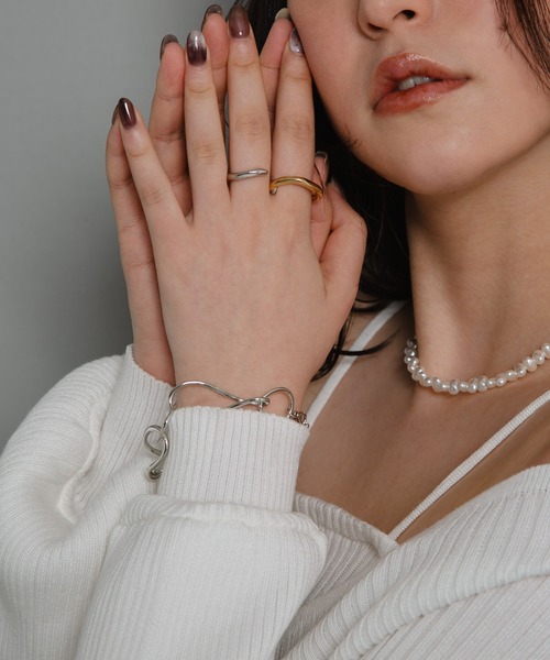 COLOR TOKYO ACCESSORIES（カラートウキョウアクセサリー）の「ハートマンテル淡水パールネックレス（ネックレス・レディース・シルバー/ゴールド・FREE）」の14枚目の写真