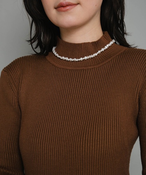 COLOR TOKYO ACCESSORIES（カラートウキョウアクセサリー）の「ハートマンテル淡水パールネックレス（ネックレス・レディース・シルバー/ゴールド・FREE）」の9枚目の写真