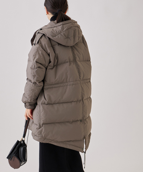 STAMMBAUM（シュタンバーム）の「《追加》《別注》【STAMMBAUM】*LESSAGE DOWN COAT：ダウンコート（ダウンジャケット/コート・レディース・チャコールグレー/ブラック・FREE）」の16枚目の写真