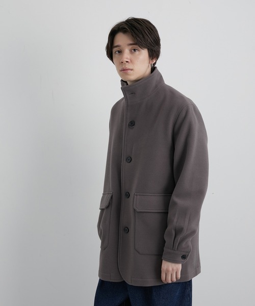 JUNRED（ジュンレッド）の「ウーリーニットスタンドブルゾン（ブルゾン・メンズ・ブラック/グレー/ブルー系その他4・LL/S/M/L）」の10枚目の写真