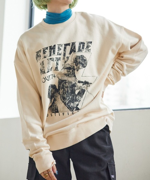 PBLIM（ページボーイリム）の「PAGEBOYLIM/カットソーカラータートル（Tシャツ/カットソー・レディース・ブラック/オレンジ/ブルー・FREE）」の20枚目の写真