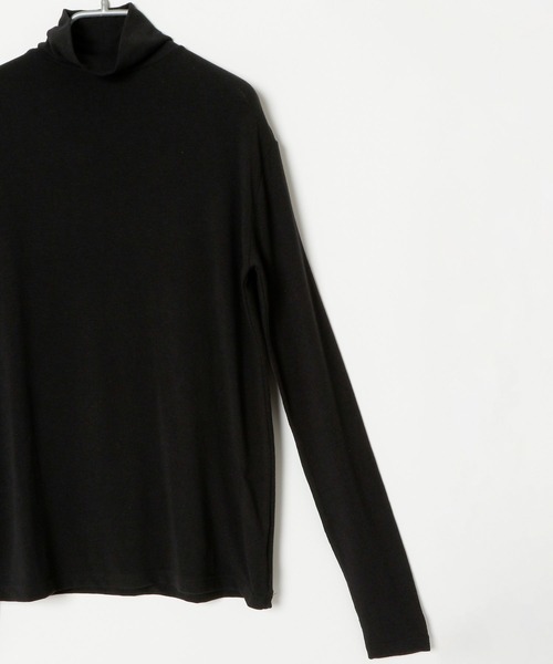 PBLIM（ページボーイリム）の「PAGEBOYLIM/カットソーカラータートル（Tシャツ/カットソー・レディース・ブラック/オレンジ/ブルー・FREE）」の7枚目の写真