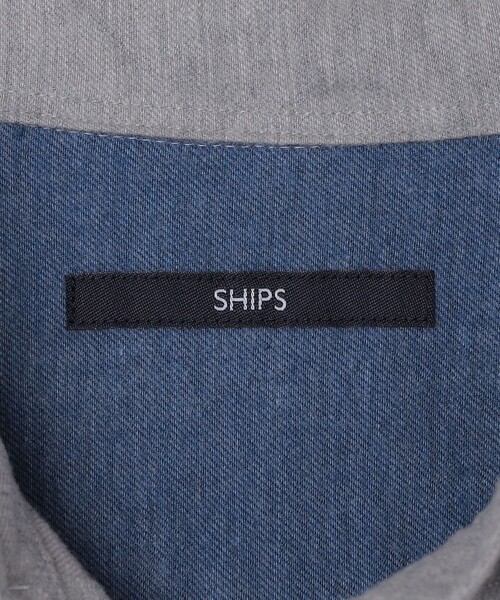 SHIPS(シップス)の「*SHIPS: ワンポイント ロゴ エンブロイダリー 微起毛 ボタンダウン シャツ(シャツ/ブラウス・メンズ・ライトグレー/ベージュ/ネイビー/ロイヤルブルー・SMALL/MEDIUM/LARGE/X-LARGE)」の21枚目の写真