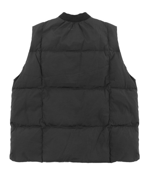 Figments(フィグメンツ)の「エコダウンブルゾンベスト(ダウンベスト・レディース・ブラック/オフホワイト・FREE)」の6枚目の写真