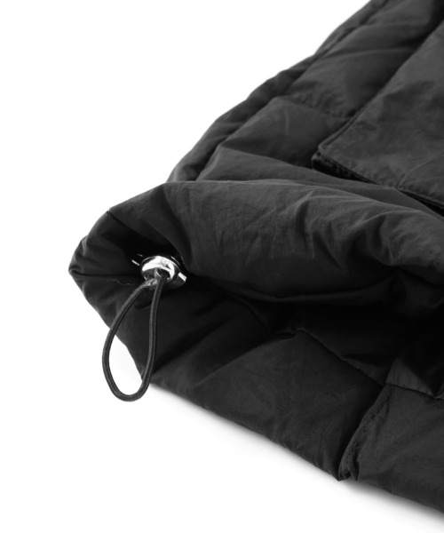 Figments(フィグメンツ)の「エコダウンブルゾンベスト(ダウンベスト・レディース・ブラック/オフホワイト・FREE)」の9枚目の写真