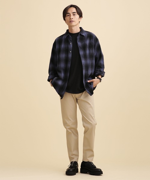 NANO universe（ナノユニバース）の「【ZOZO限定】LB.04/スリムテーパード5Pパンツ（チノパンツ・メンズ・ブラック/ベージュ/ネイビー/カーキ・M/XL/XXL/L/S/XS）」の6枚目の写真