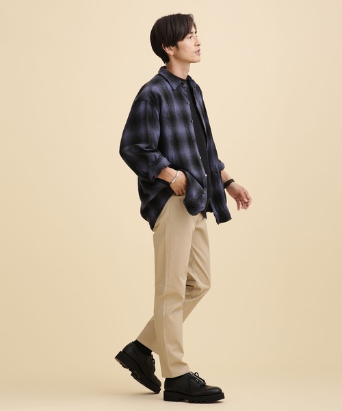 NANO universe（ナノユニバース）の「【ZOZO限定】LB.04/スリムテーパード5Pパンツ（チノパンツ・メンズ・ブラック/ベージュ/ネイビー/カーキ・M/XL/XXL/L/S/XS）」の19枚目の写真