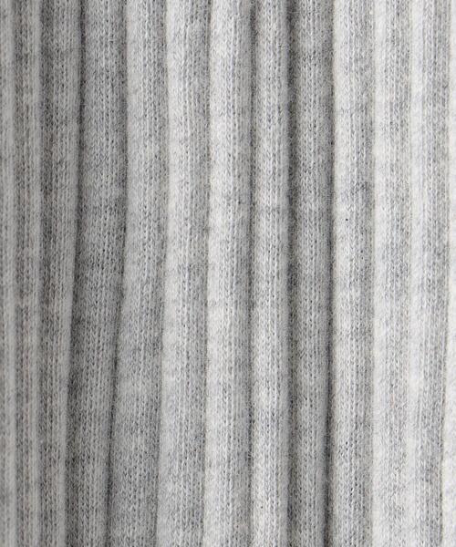 BASERANGE（ベースレンジ）の「＜BASERANGE＞リブ パンツ（その他パンツ・レディース・グレー/オフホワイト・XS）」の14枚目の写真