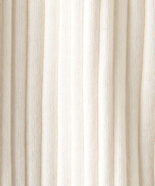 BASERANGE（ベースレンジ）の「＜BASERANGE＞リブ パンツ（その他パンツ・レディース・グレー/オフホワイト・XS）」の15枚目の写真