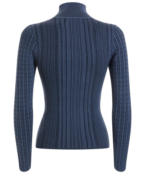 Guess（ゲス）の「Charline High Neck Sweater（ニット/セーター・レディース・ブルー・X-SMALL/MEDIUM/SMALL/LARGE）」の2枚目の写真