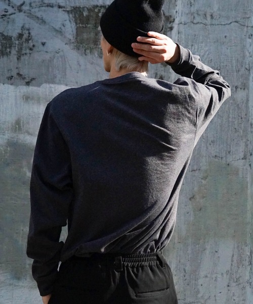 Carhartt(カーハート)の「【CARHARTT/カーハート】 Workwear Pocket LS T-Shirt ワンポイント ポケットロンT ビッグシルエット ロングスリーブTシャツ K126(Tシャツ/カットソー・メンズ・ダークグリーン/チャコールグレー/ブラック/杢グレー/ブルー系その他/ワイン・SMALL/MEDIUM/LARGE/X-LARGE)」の11枚目の写真