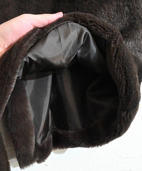 Anytime Songs（エニータイムソングス）の「ボアベスト（ベスト・メンズ・ブラウン/ブラック・X-LARGE/MEDIUM/LARGE）」の4枚目の写真