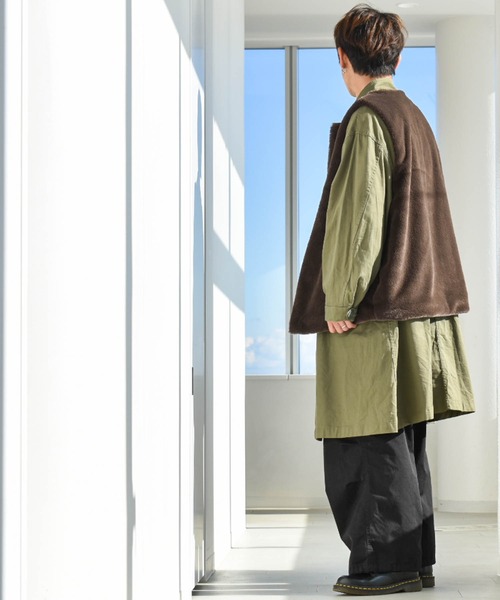 Anytime Songs（エニータイムソングス）の「ボアベスト（ベスト・メンズ・ブラウン/ブラック・X-LARGE/MEDIUM/LARGE）」の19枚目の写真