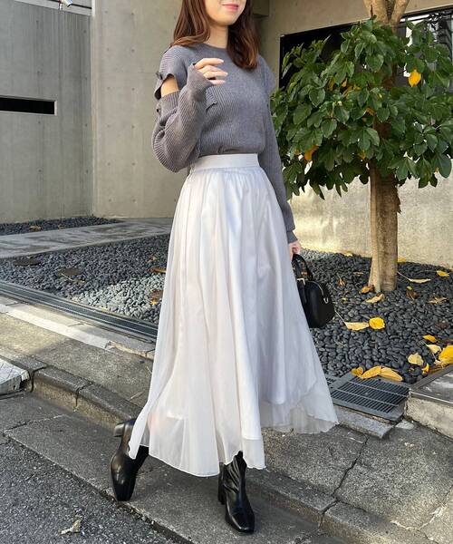 MAJESTIC LEGON（マジェスティックレゴン）の「ストレッチショートブーツ（ブーツ・レディース・ベージュ/ブラック・LARGE/MEDIUM）」の8枚目の写真