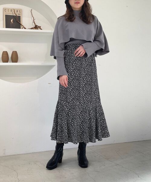 MAJESTIC LEGON（マジェスティックレゴン）の「ストレッチショートブーツ（ブーツ・レディース・ベージュ/ブラック・LARGE/MEDIUM）」の11枚目の写真