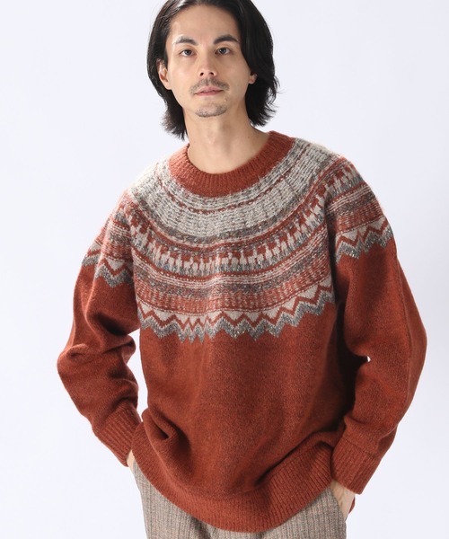 niko and（ニコアンド）の「ノルディックニットプルオーバー