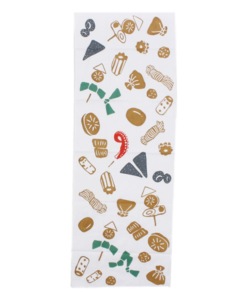 Amina(アミナ)の「【カヤ】おでん手ぬぐい(ハンカチ/ハンドタオル・レディース・その他1・FREE)」の1枚目の写真