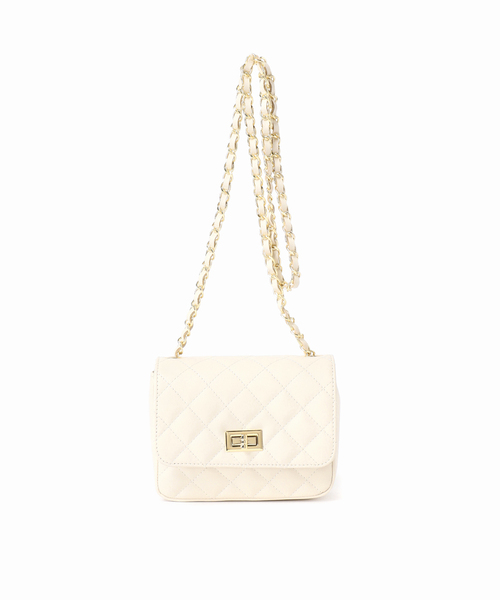 JOURNAL STANDARD(ジャーナルスタンダード)の「別注【Maison Vincent /メゾン ヴァンサン】キルトチェーンバッグ(ショルダーバッグ・レディース・ブラック/アイボリー/ネイビー・FREE)」の12枚目の写真