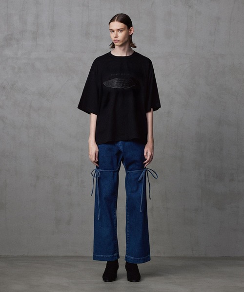 SHAREEF(シャリーフ)の「"AROWANA" S/S BIG-T(Tシャツ/カットソー・メンズ・ホワイト/ブラック/パープル・1/2/3)」の13枚目の写真