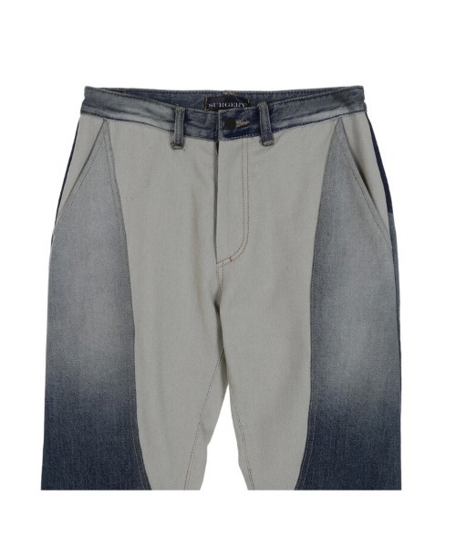 SURGERY（サージェリー）の「【SURGERY / サージェリー】surgery rebuild denim boot-cut pants / ブーツカット デニムパンツ（デニムパンツ・メンズ・ブラック/ブルー・S）」の15枚目の写真