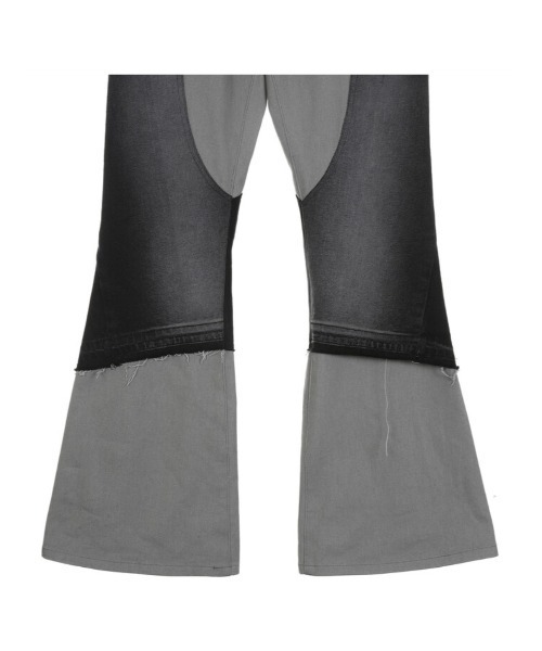 SURGERY（サージェリー）の「【SURGERY / サージェリー】surgery rebuild denim boot-cut pants / ブーツカット デニムパンツ（デニムパンツ・メンズ・ブラック/ブルー・S）」の7枚目の写真