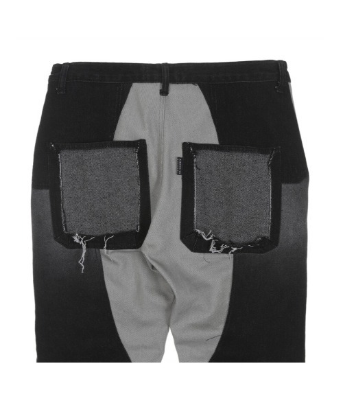 SURGERY（サージェリー）の「【SURGERY / サージェリー】surgery rebuild denim boot-cut pants / ブーツカット デニムパンツ（デニムパンツ・メンズ・ブラック/ブルー・S）」の6枚目の写真