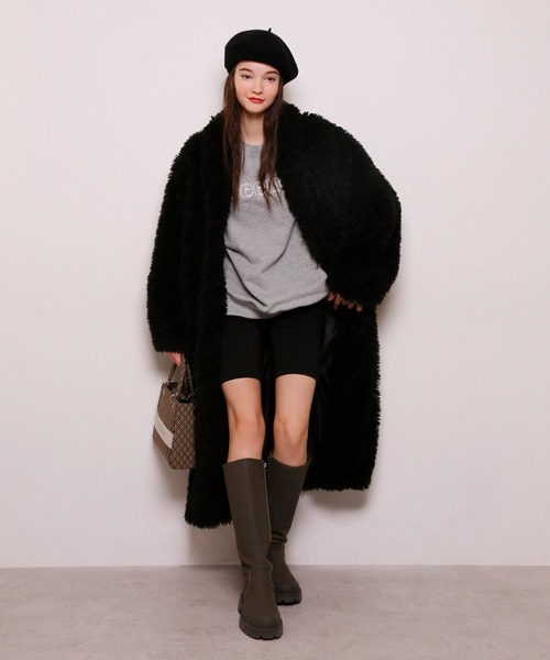 Seemi. byNICECLAUP( シーミーバイナイスクラップ)の「【Seemi】Seemiショルダー付きミニトート(ショルダーバッグ・レディース・ブラック/アイボリー/ベージュ・FREE)」の4枚目の写真