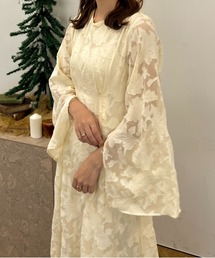 apres jour clair | 【apres jour clair】スリットスリーブロングワンピース【ZOZOTOWN限定アイテム】(ワンピース)