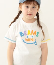 BEAMS mini | BEAMS mini / スマイル ロゴ Tシャツ 23SS（90～130cm）(Tシャツ/カットソー)