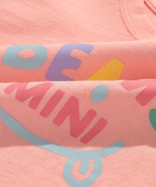 BEAMS mini(ビームスミニ)の「BEAMS mini / スマイル ロゴ Tシャツ 23SS(90~130cm)(Tシャツ/カットソー・キッズ・サックスブルー/オフホワイト/ネイビー/ピンク・100/130/90/120/110)」の14枚目の写真