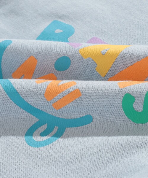 BEAMS mini(ビームスミニ)の「BEAMS mini / スマイル ロゴ Tシャツ 23SS(90~130cm)(Tシャツ/カットソー・キッズ・サックスブルー/オフホワイト/ネイビー/ピンク・100/130/90/120/110)」の22枚目の写真