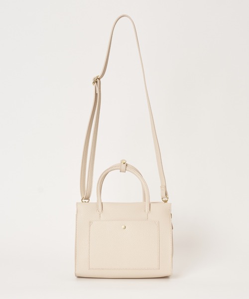 ikka（イッカ）の「らく軽2WAYミニトートショルダーバッグ（ショルダーバッグ・レディース・ベージュ/イエロー/グリーン/オフホワイト/ブラック・FREE）」の6枚目の写真